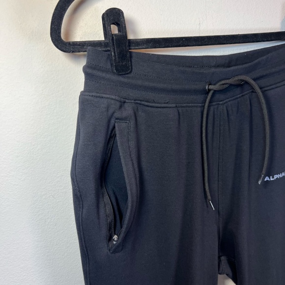 Alphalete Women's Premium Trace Jogger Pants Black High Waisted Tapered Sz Large - Picture 4 of 11